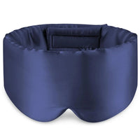 Mulberry silk sleep mask in dark blue