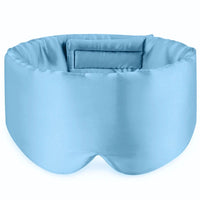 Mulberry silk sleep mask in light blue