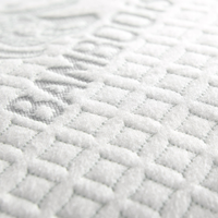 Close-up of the quilted bamboo pillow fabric